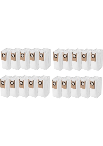 Eufy S1 Pro Sweeper Aksesuarları Için 20 Pcs Toz Torbaları Sarf Malzemeleri Toz Torba Dokuma Çanta Süpürücü Aksesuarları Temiz Aracı (Yurt Dışından) fiyatları