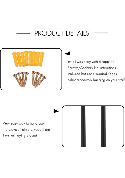 2 Paket Motosiklet Aksesuarları Kask Tutucu Kask Askı Raf Duvarı Montajlı Kanca Katlar Şapkalar Kapaklar (Yurt Dışından) indirimleri