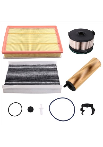 4pcs Hava Filtresi ve Karbin Filtresi Yağ Yakıt Filtresi A9075283500+A9108301100+A6540920100+A6541801100 Benz Sprinter Için (Yurt Dışından)