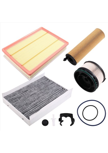 4pcs Hava Filtresi ve Karbin Filtresi Yağ Yakıt Filtresi A9075283500+A9108301100+A6540920100+A6541801100 Benz Sprinter Için (Yurt Dışından) fiyatları