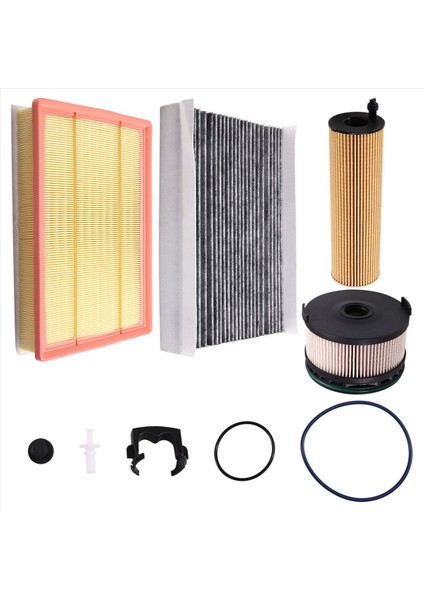 4pcs Hava Filtresi ve Karbin Filtresi Yağ Yakıt Filtresi A9075283500+A9108301100+A6540920100+A6541801100 Benz Sprinter Için (Yurt Dışından) modelleri