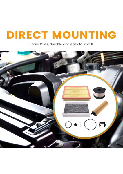 4pcs Hava Filtresi ve Karbin Filtresi Yağ Yakıt Filtresi A9075283500+A9108301100+A6540920100+A6541801100 Benz Sprinter Için (Yurt Dışından) fırsatları