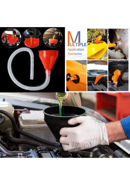 10 Adet Otomotiv Hunileri Seti Plastik Uzun Boyunlu Yağ Hunileri Snap Huni Dik Açı Huniwide Ağız Yakıt Hunileri (Yurt Dışından) fiyatları