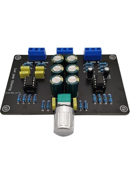 2 Yollu Subwoofer Frekans Bölücü Kartı Düşük Geçişli Filtre Crossover AC12V NE5532 (88Hz) (Yurt Dışından)