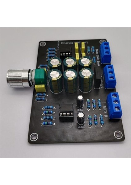 2 Yollu Subwoofer Frekans Bölücü Kartı Düşük Geçişli Filtre Crossover AC12V NE5532 (88Hz) (Yurt Dışından) fiyatları