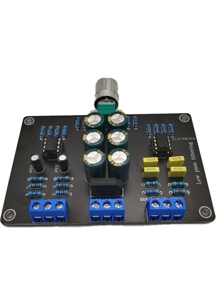 2 Yollu Subwoofer Frekans Bölücü Kartı Düşük Geçişli Filtre Crossover AC12V NE5532 (88Hz) (Yurt Dışından) modelleri