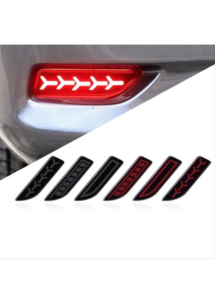 Araba Arka Tampon Reflektörü Işık Sıralı Dönüş Sinyal Toyota Corolla Için Sürüş Lambası 2011-2013 Lexus CT200H D (Yurt Dışından)