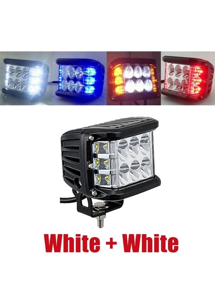 Otomatik Üçlü Yan Işıklı Iş Işık Kubbesi Işık Patlama Yanıp Sönen Far Far Spot Işık LED Otomatik Malzemeler D (Yurt Dışından) fiyatları