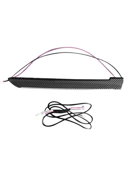 Araç Karbon Fiber Lhd Eş Pilot Atmosfer Işık Paneli Iç Toyota Corolla Için LED Mavi Ortam Lambası 2019-2022 (Yurt Dışından)