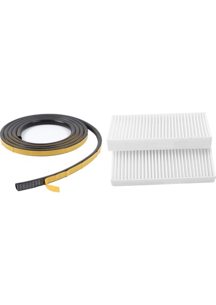 3 Pcs Araç Aksesuarları 1 Pcs Arka Kapı Cam Conta Şeridi ve 2 Pcs 55111302AA Kabin Hava Filtresi Klima Filtresi (Yurt Dışından)