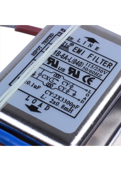 4x Ac 115 V / 250 V 6 A Emı Ayrı Faz Gürültü Filtresi (Yurt Dışından) indirimleri