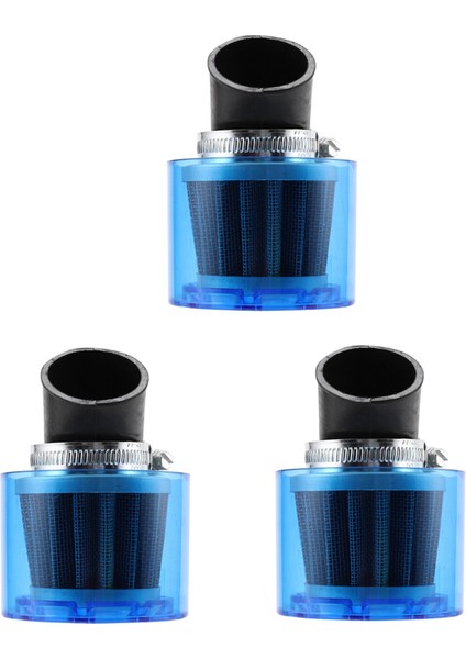 3 Pcs 35MM Hava Filtresi Temizleyici 45 Derece Bükülme Sıçrama Geçirmez Plastik Kapak Su Geçirmez Motosiklet 50CC 110CC 125CC Atv (Yurt Dışından)