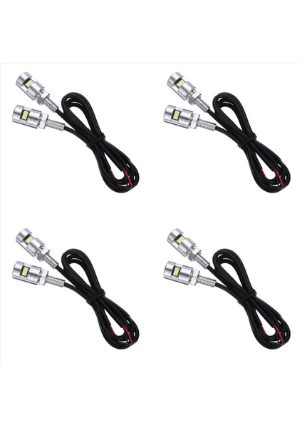 8x Chrome 5630 Motosiklet Vidalı Cıvata Lambası Arabası Evrensel Plaka Işığı 12V (Yurt Dışından) fiyatları