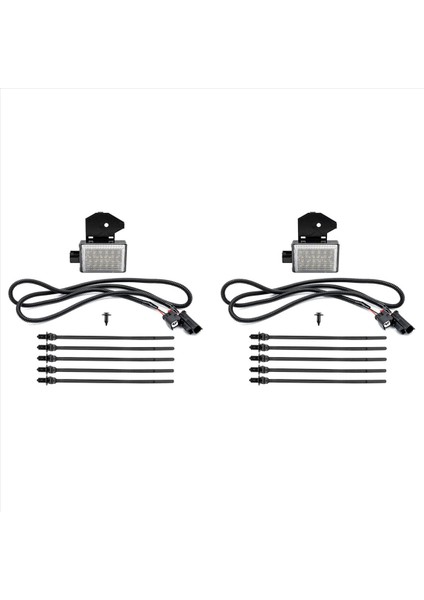 Dodge Ram Için 2x 1500 2500 3500 LED Altında Kaput Kablo Kablo Demeti ile Nezaket Işığı 68090861AA (Yurt Dışından)