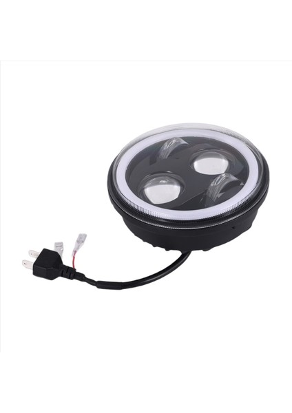 5 75 LED Far Harley Sportster Iron Için Beyaz Halo Drl ile 5-3/4 Motosiklet Far (Yurt Dışından)