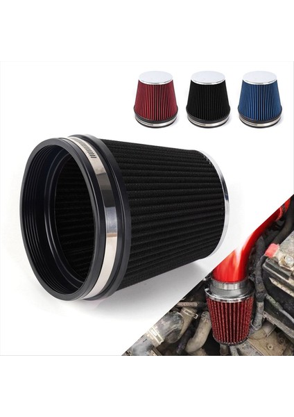 Araba Evrensel 6 Inç Yüksek Akışlı Giriş Hava Filtresi Otomobil Motoru Hava Girişi 152MM Tarzı Araba Değiştirilmiş Filtre Parçaları A (Yurt Dışından) fiyatları