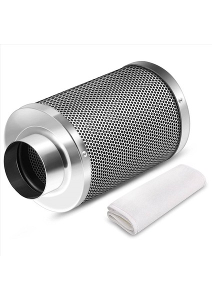 2pcs 4 Inç Hava Karbon Filtresi Koku Kontrolü Tersinir Flanş Ön Filtre Dahil Kokudan Inatçı (Yurt Dışından) fiyatları