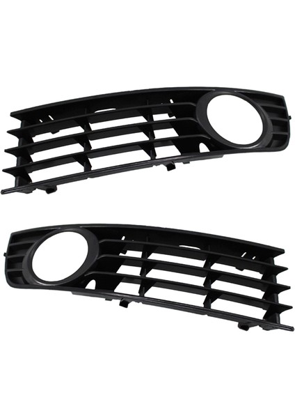 2pcs Ön Sis Lamba Lambası Izgara Sol ve Sağ Araba Işık Izgarası Için -Audi A4 B6 Sedan Avant Quattro 2001 - 2005 (Yurt Dışından)