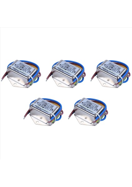 5x Ac 115 V / 250 V 6 A Emı Ayrı Faz Gürültü Filtresi (Yurt Dışından)