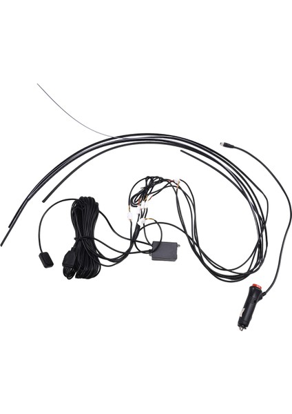 LED Iç Akrilik Fiber Şerit Araba Atmosfer Lamba Flaması Arabası Ortam Işık Flama Dekoratif Işık Şerit (Yurt Dışından)