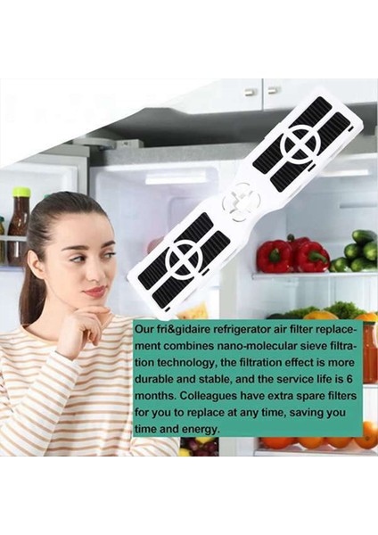 9pcs Pureair Af-2 Buzdolabı Için Hava Filtresi FRFS282LAF FRFS2823AW FRFS2823AS GRMG2272BF PRFS2883AF PRFC2383AF (Yurt Dışından) modelleri