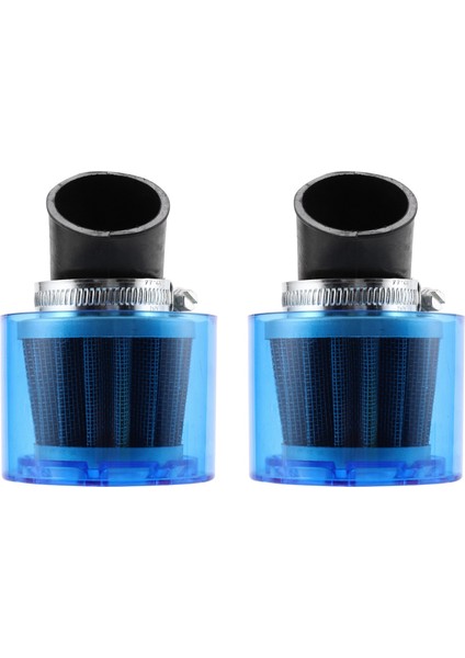2x 35MM Hava Filtresi Temizleyici 45 Derece Bükülme Sıçrama Geçirmez Plastik Kapak Su Geçirmez Motosiklet 50CC 110CC 125CC (Yurt Dışından)