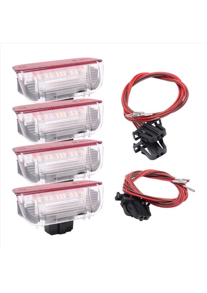 4pcs Araba LED Kapı Uyarı Işığı Hoş Geldiniz Projektör Golf Için 6 7 Jetta Mk5 Mk6 Passat B6 B7 cc Tiguan Scirocco (Yurt Dışından) modelleri