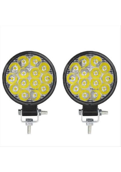 2pcs 3 4 Inç Evrensel Araba Yuvarlak LED Işık 42W Yardımcı Lamba Kafa Lambası Spot Işık Araba Motosiklet Kamyonu Off-Road Için (Yurt Dışından)