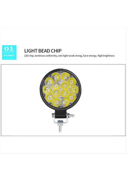 2pcs 3 4 Inç Evrensel Araba Yuvarlak LED Işık 42W Yardımcı Lamba Kafa Lambası Spot Işık Araba Motosiklet Kamyonu Off-Road Için (Yurt Dışından) fiyatları