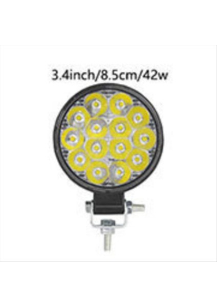 2pcs 3 4 Inç Evrensel Araba Yuvarlak LED Işık 42W Yardımcı Lamba Kafa Lambası Spot Işık Araba Motosiklet Kamyonu Off-Road Için (Yurt Dışından) modelleri
