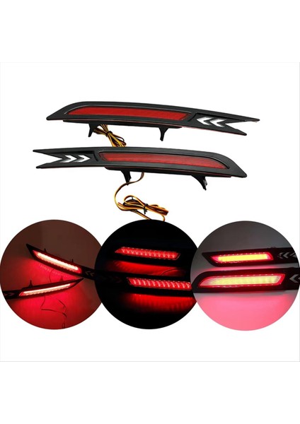 Honda Için Arka Tampon Reflektör Işığı 2011 2011 LED Kuyruk Işığı Freni Durdurma Lambası Aksesuarları (Yurt Dışından) fırsatları