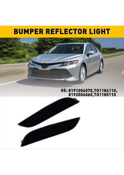 Araba Arka Tampon Reflektör Işığı TO1185110 TO1184110 Taybota Toyota Camry Için Başlıyor Reflektör Işık 2018-2023 Siyah (Yurt Dışından) indirimleri
