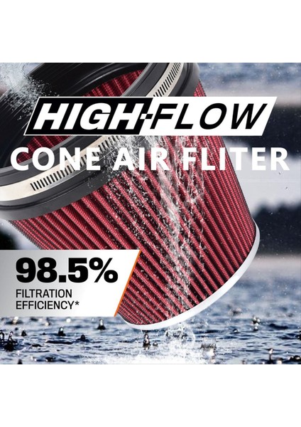 Araba Evrensel 6 Inç Yüksek Akışlı Giriş Hava Filtresi Araç Motoru Hava Girişi 152MM Tarzı Araba Değiştirilmiş Filtre Parçaları C (Yurt Dışından) indirimleri