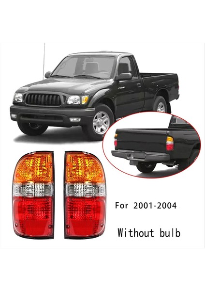 Toyota Tacoma Için 2001-2004 Pikap Tail Işıkları Fren Lambaları Ampul Olmadan Sağ (Yurt Dışından) modelleri