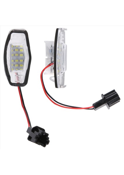 2pcs Araba LED Plaka Işık Plaka Hafif Lamba Honda Civic Honda Accord Siyah (Yurt Dışından) modelleri