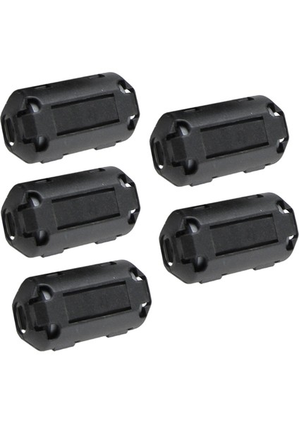 50 Adet Hareketli 7mm Iç Çaplı Siyah Ferrit Çekirdek Halka Kablo Klibi (Yurt Dışından)