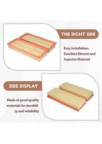 Mercedes Için Motor Hava Filtresi Benz W211 W212 E320 E300 E350 E500 E550 C300 2730940404 (Yurt Dışından) indirimleri