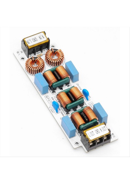 6A Emı Filtresi 4 Aşamalı Elektromanyetik Girişim Bastırıcı Ortak Güç Emc Ses Amplifikatörü Arıcı Kabuksuz (Yurt Dışından)
