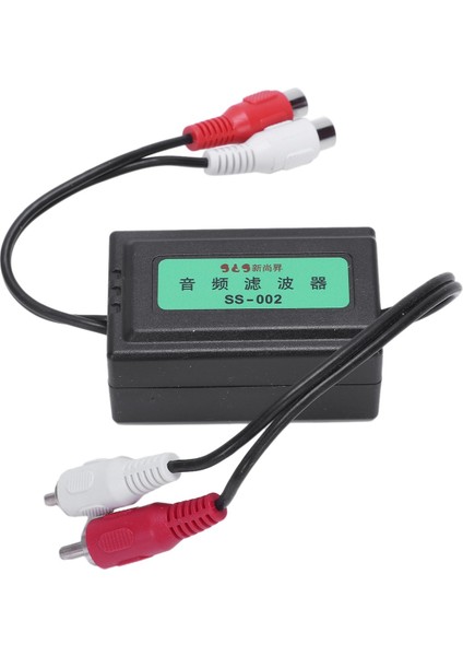 3 5mm Araç Rca Amplifikatör Ses Ses Filtresi Zemin Döngüsü Izolatör Bastırıcı Yeni (Yurt Dışından) fırsatları