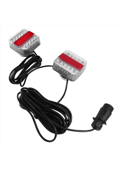 1set 12V Arka Çekme Römork Kuyruğu Işık 7 Pin Fiş Fren Fren Durağı Göstergesi Lisans Numarası Plaka Lambası Reflektör Kamyon (Yurt Dışından) fiyatları