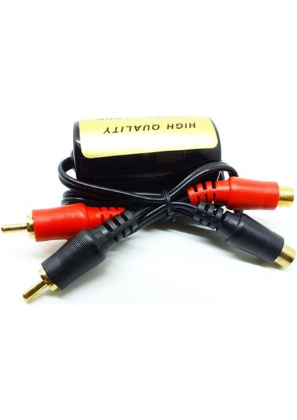 Rca Ses Gürültü Filtresi Bastırıcı Toprak Izolatör Araba ve Ev Stereo 2xrca Erkek 2xrca Kadın Araba Sesli (Yurt Dışından) fiyatları