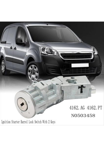 4162 Ag 4162 Pt Atgroation Başlangıç Namlu Kilit Anahtarı Citroen C2/c3 Picasso C4/c6 Berlingo N0503458 Için 2 Tuşla (Yurt Dışından)