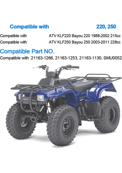 21163-1130 Kawasaki Bayou Için Başlangıç Motoru 220 250 KLF220 KLF250 1988-2011 SMU0052 21163-1266 21163-1253 (Yurt Dışından) fırsatları