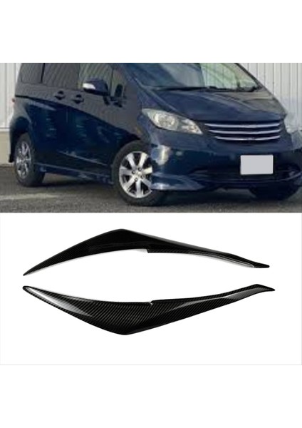 Araba Ön Far Kaş Kafası Işık Göz Kapağı Kaş Karbon Fiber Trim Honda Fit Freed Freed Gb3 Gb4 Gp3 2008-2016 (Yurt Dışından) indirimleri