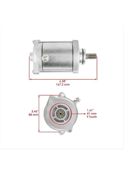Suzuki Arctic Cat Atv Için Motosiklet Başlangıç Motoru 500 400 650 Quadmaster Vinson Prowler 98-07 31100-44D10 31100-44D20 (Yurt Dışından) fırsatları
