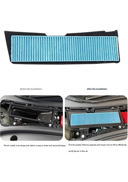 2x Araç Klima Giriş Filtresi Tesla Için Değiştirme Model 3 2021 Hava Filtre Aksesuarları Harici (Yurt Dışından) fırsatları