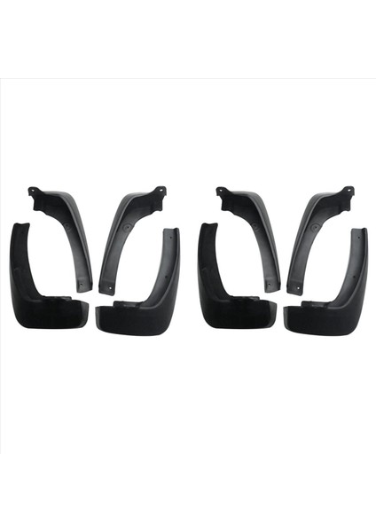 8pcs Evrensel Çamur Fleps Mudguards Sıçrama Muhafızları Toyota Vios Için Fender / Yaris / Limo / Belta Sedan 2007-2013 (Yurt Dışından)