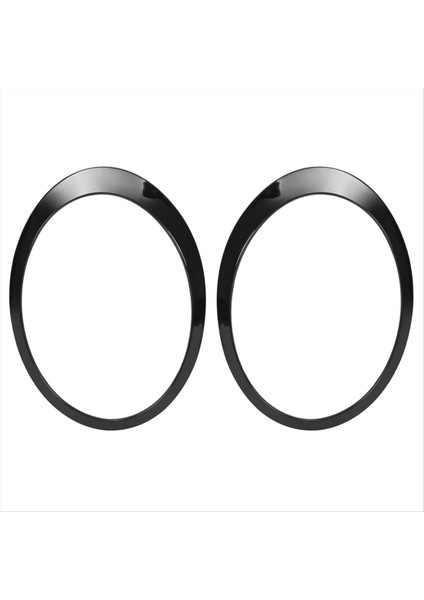 Siyah Far Trims Halka Çerçeveleri Mini Cooper Için Kapak Çifti R55 R56 2007-2015 51137149905 51137149906 51132752145 (Yurt Dışından) modelleri