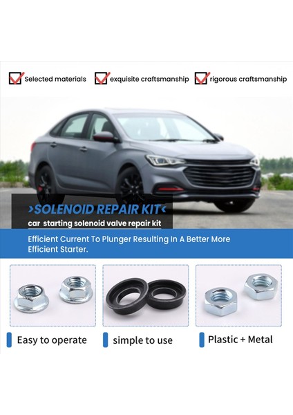 Başlangıç Solenoid Onarımı Yeniden Oluşturma Kit Kontakları Toyota Subaru Için Uygun Parçalar 228000-6660 228000-6662 228000-6663 (Yurt Dışından) indirimleri