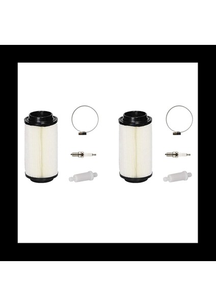 2x 7080595 Polaris Sportsman Için Hava Filtre Kiti 400 500 600 700 800 850 7082101 (Yurt Dışından)